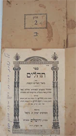 תהלים המחולק