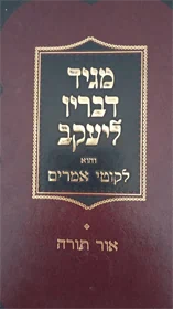 מגיד דבריו ליעקב