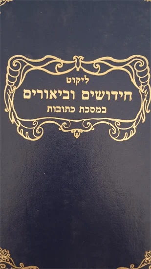 ליקוט חידושים וביאורים במסכת כתובות