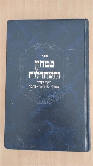 בטחון והשתדלות