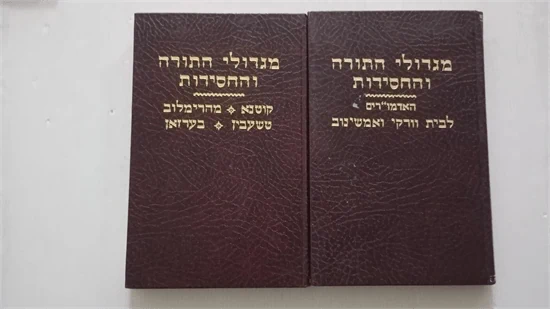 מגדולי התורה והחסידות